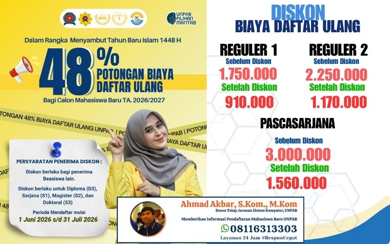INFO pendaftaran panca budi 2026 diskon 48%
